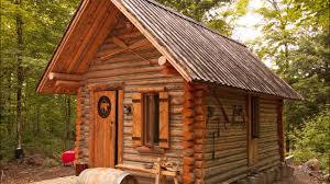 Log Cabin TIMELAPSE Built By ONE MAN In The Forest - YouTube